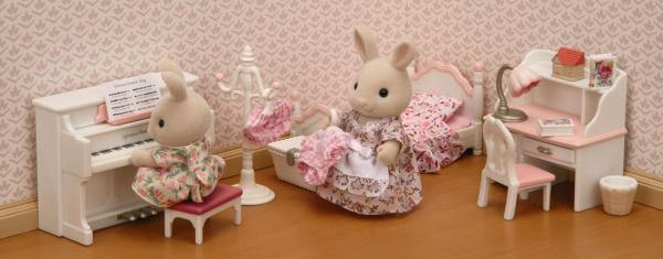 Sylvanian Families: Pretty pink bedroom set