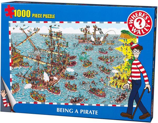 Wheres Wally 1000 piece Puzzle Being a Pirate