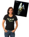Women's The Courteeners T - Shirt & Falcon CD Combo - Black