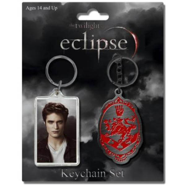 Twilight Eclipse Keychain 2 pack Edward and Crest