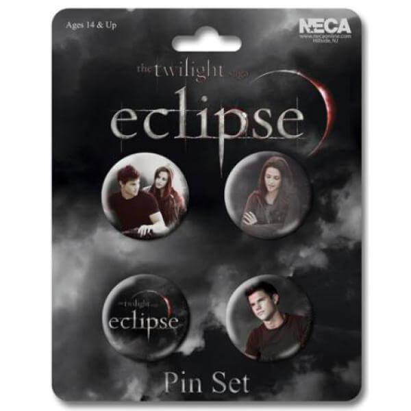 Twilight Eclipse Pin Button Set Jacob und Bella