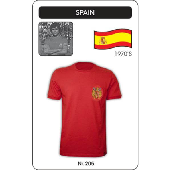 Spain 1978 Short Sleeve Retro Football Shirt 