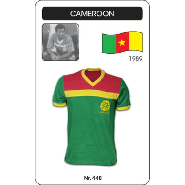 Cameroon 1989 Short Sleeve Retro Football Shirt 