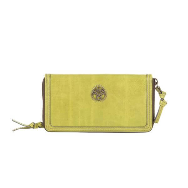 Ameko Leather large zip around wallet 