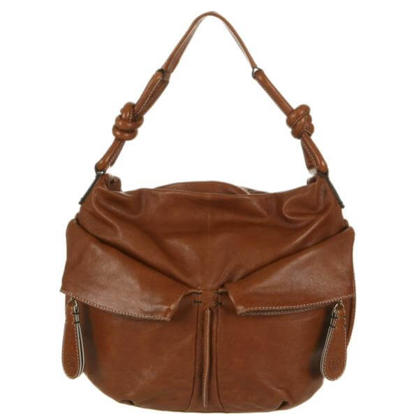 Ameko Manu Leather front pocket shoulder bag 
