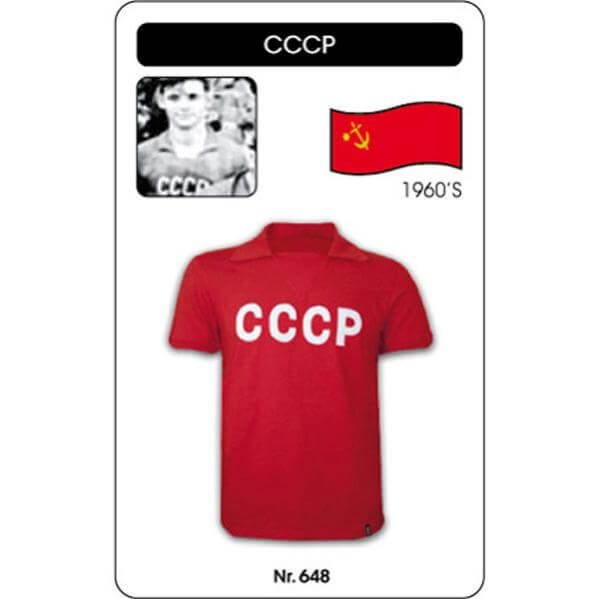 CCCP 1960 Short Sleeve Retro Football Shirt 