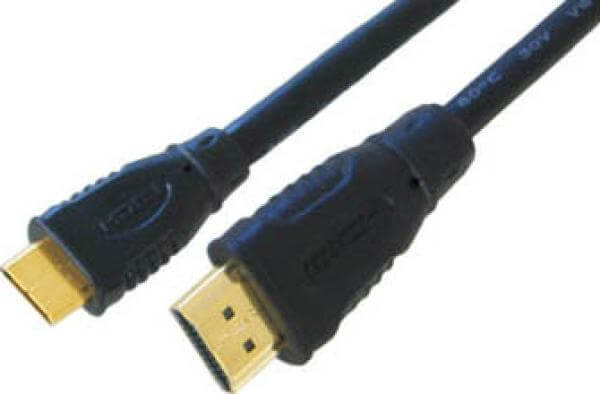 BEST Gold HDMI A Male - Mini C Male 3 Mtr (CDLHD-203)