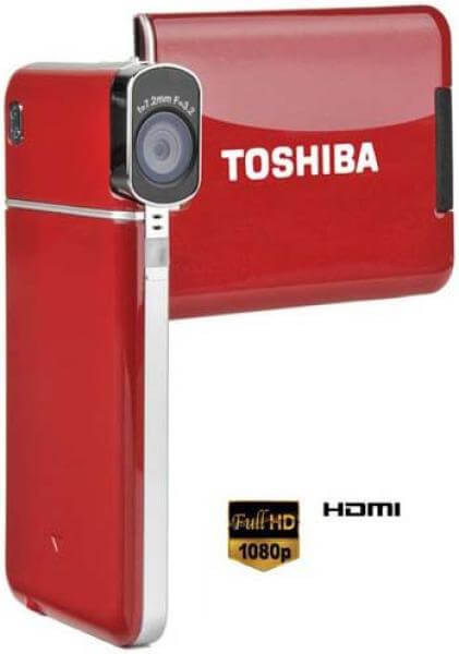 Toshiba Camileo S20 Camcorder - Red