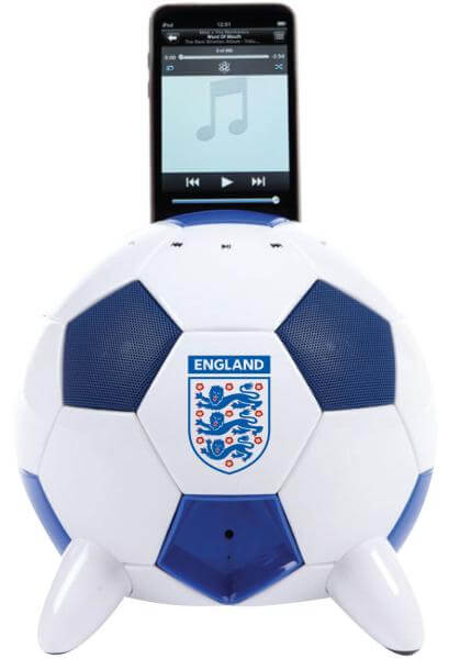 Mi Football England Ball Speaker for iPod - Blue