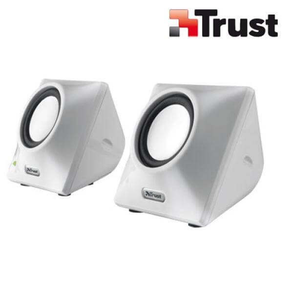 Trust Cone Portable Notebook Speakers - White