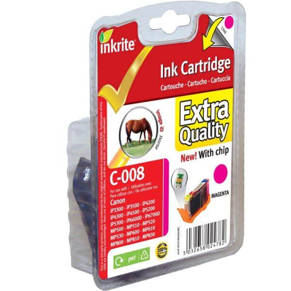 Inkrite Canon C008 Magneta (CLI-8M)