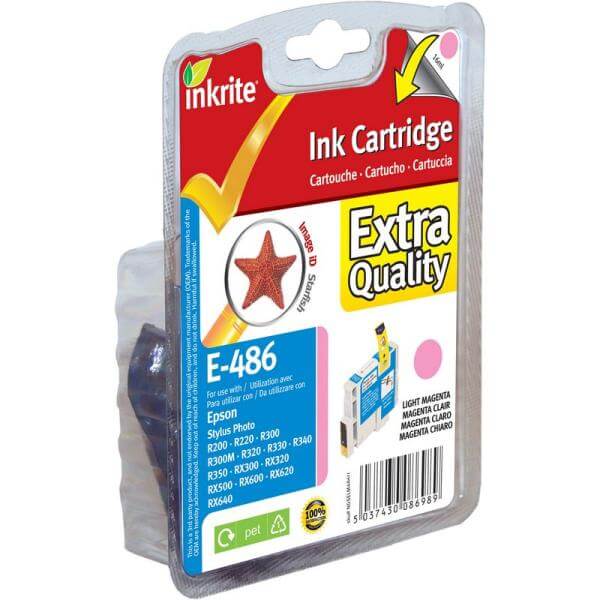 Epson Compatible T0486 Light Magenta Ink Cartridge 
