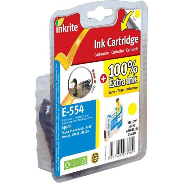 Epson Compatible T0554 Yellow Ink Cartridge