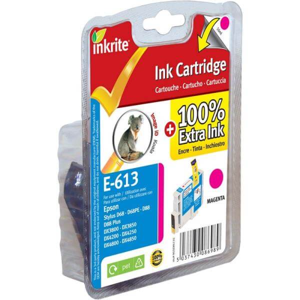 Epson Compatible T0613 Magenta Ink Cartridge