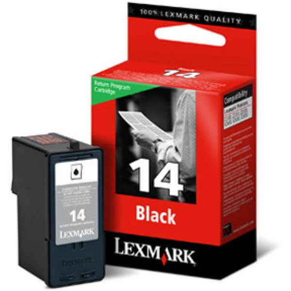 Lexmark 14 Black Ink Cartridge