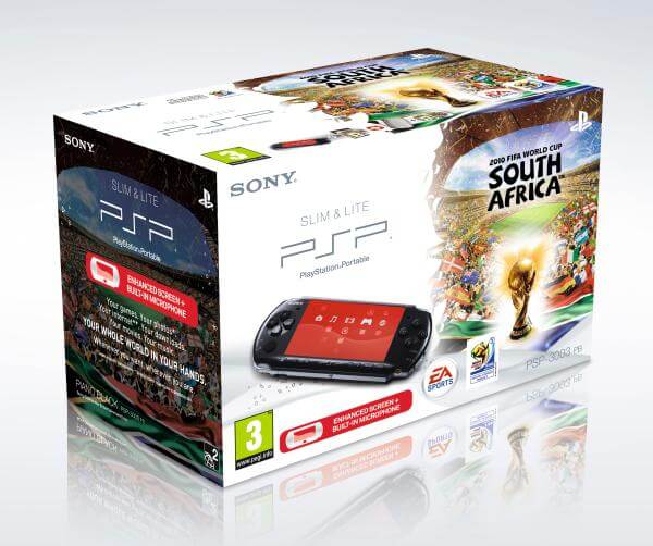 PlayStation Portable 3000 Black with Fifa World Cup South Africa 2010