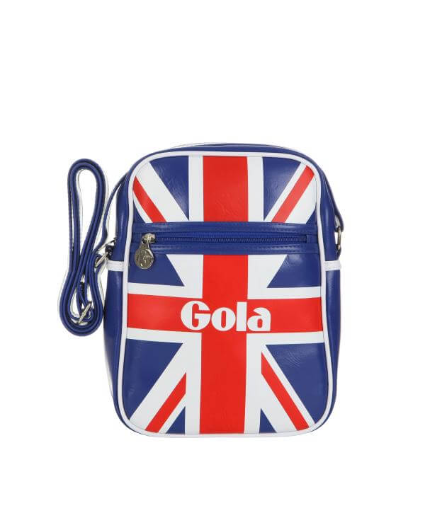 Gola Mini Bronson Union Jack cross body bag - navy-red
