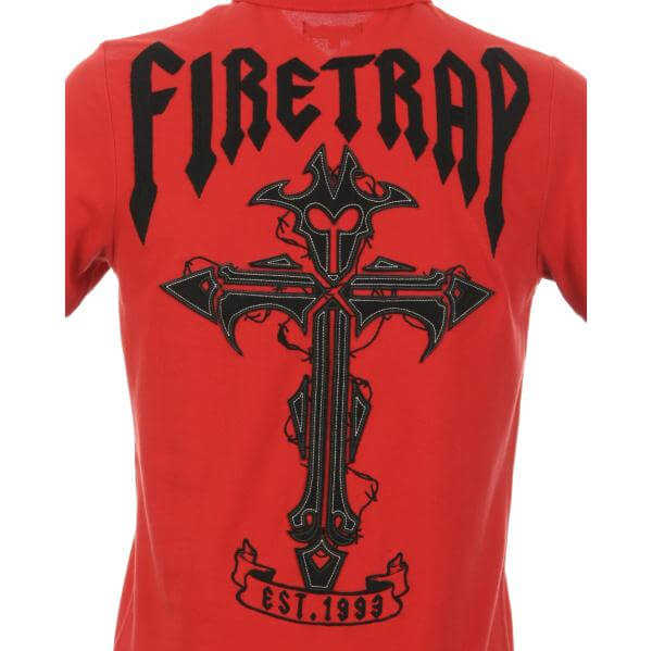 Firetrap Men's Onri Polo T - Shirt - Red 