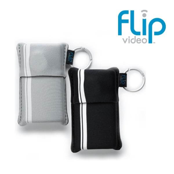 Flip Video Soft Neoprene Pouches - Twinpack
