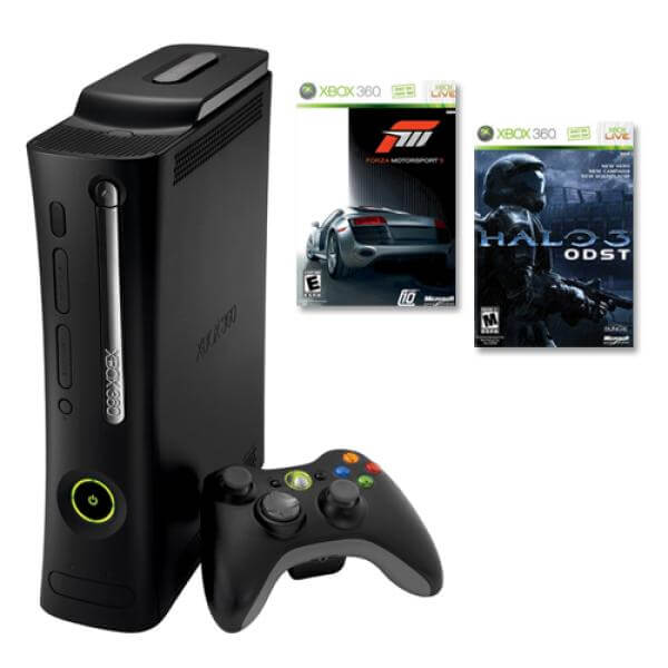 Xbox 360 Elite Console Bundle (Inc Forza 3 & Halo 3:ODST)