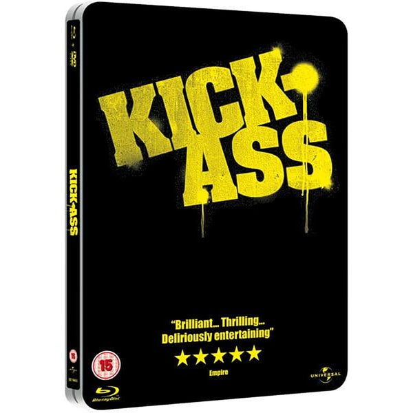 Kick-Ass Limited Edition Steelbook (Blu-ray and DVD)