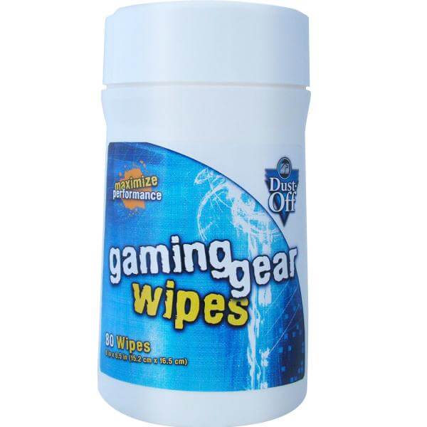 Dust-Off Gaming Gear Wipes - 80 wipes