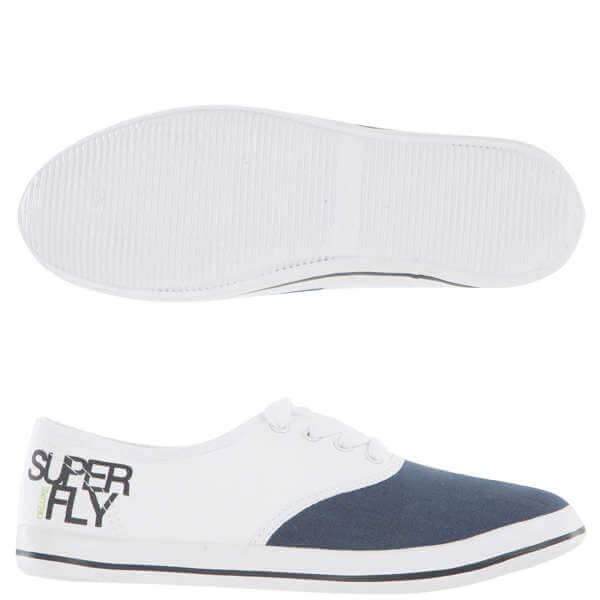 Superfly Kids' Pumps - White/Navy 