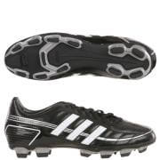adidas Puntero V TRX Firm Ground Football Boot-Black/White/Silver
