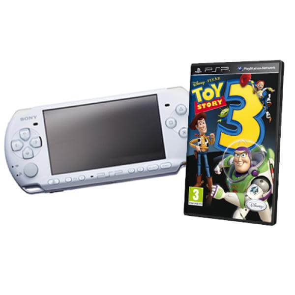 PSP 3000 White Bundle (Including Toy Story 3)