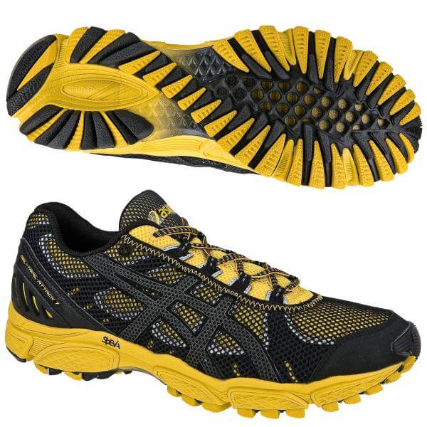 Asics Gel Trail Attack 7 Trainer Black/Yellow