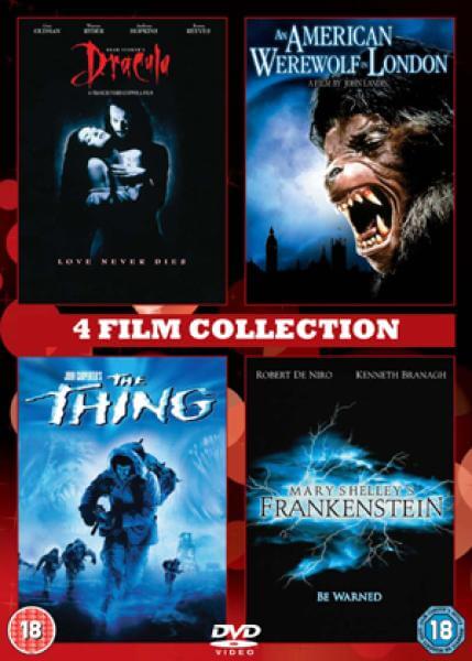 American Werewolf In London/Mary Shelleys Frankenstein/Dracula/The Thing