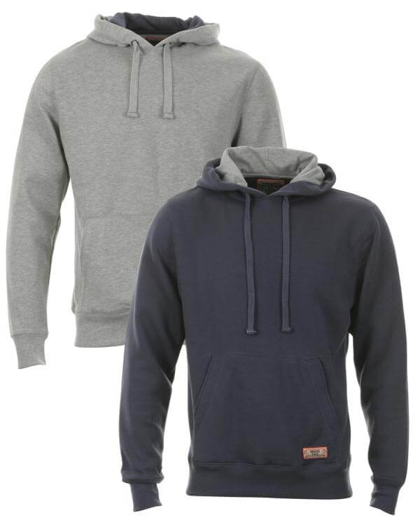 Men's 2 Pack Of Hoodies with Contrast Lining - Grey, Navy