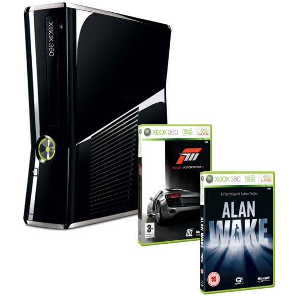 Xbox 360 250GB Bundle (Includes Forza Motorsport 3 and Alan Wake)