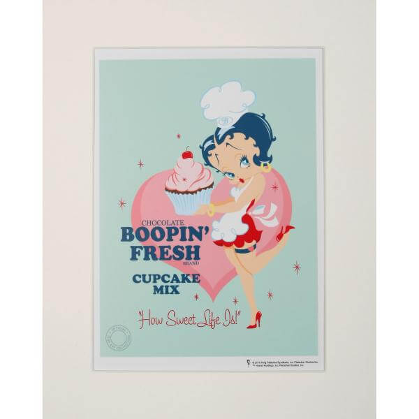 Betty Boop Cupcakes 11x14 Limited Edition Print