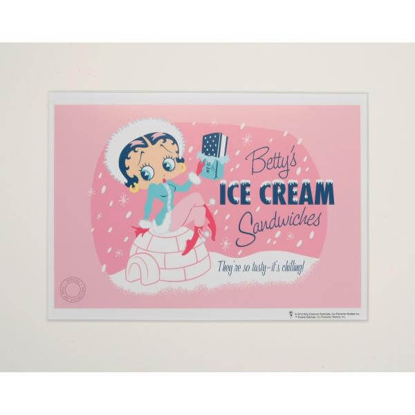 Betty Boop Ice Cream 14x11 Limitierte Edition Bild