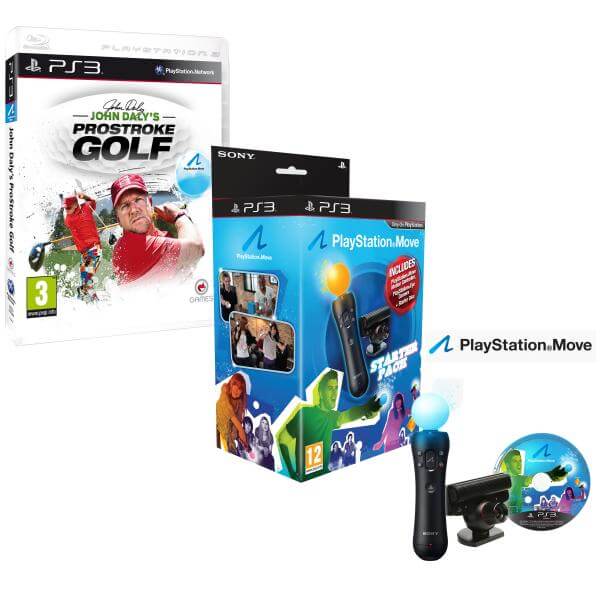 John Daly's ProStroke Golf (Playstation Move) & Playstation Move: Starter Pack (Includes Move Controller, Eye Camera + Demo Disc)