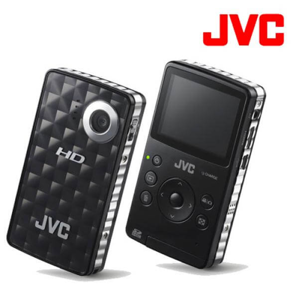 JVC Picsio GC-FM1B HD Pocket Camcorder - Black Ice