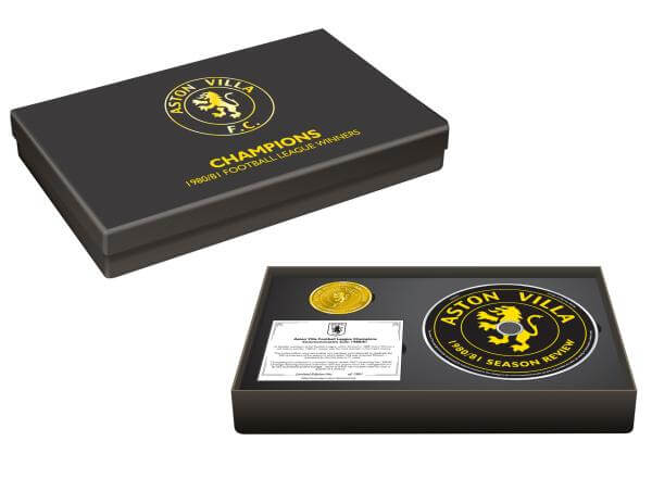 Aston Villa 80-81 Commemorative Box Set