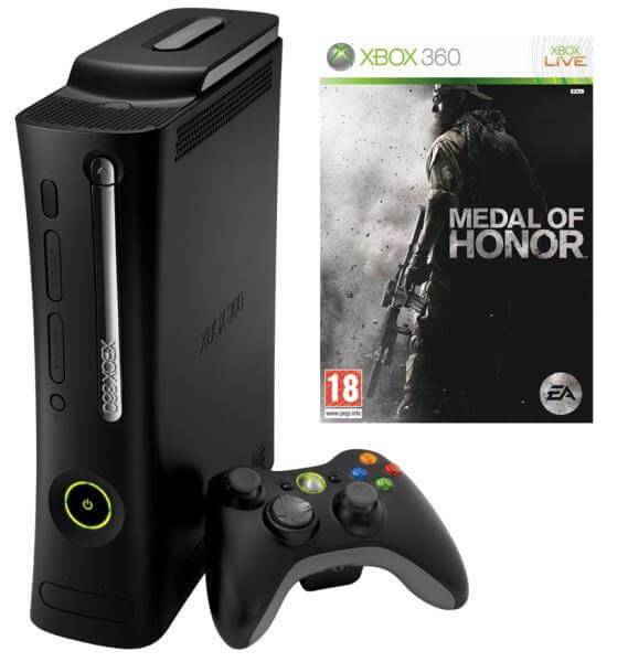 Xbox 360 250GB Bundle (Includes Medal of Honor)
