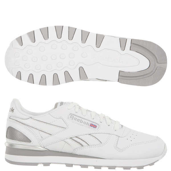 Reebok Men's Classic Leather Clip Trainer - White