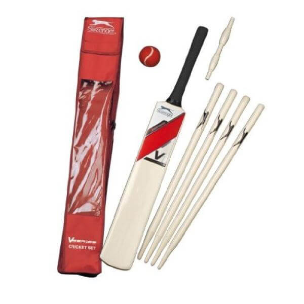 Slazenger V1 Cricket Set - Red