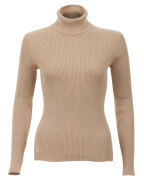 Women's adidas Cotton Turtleneck - Cream