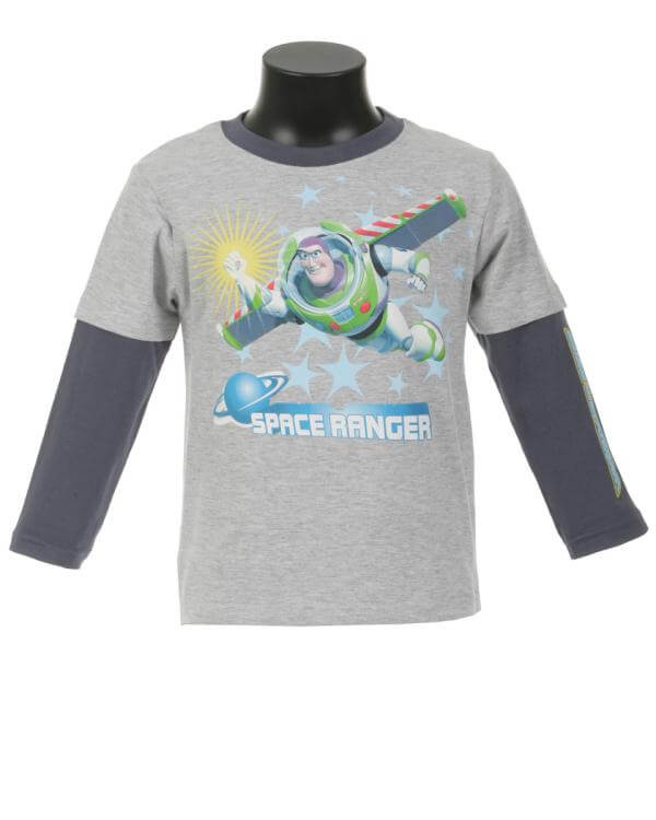 ToyStory Boys long Sleeved T-Shirt Space Rader - Light Grey