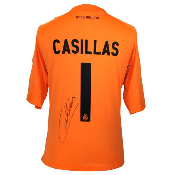 Iker Casillas Signed Real Madrid Shirt
