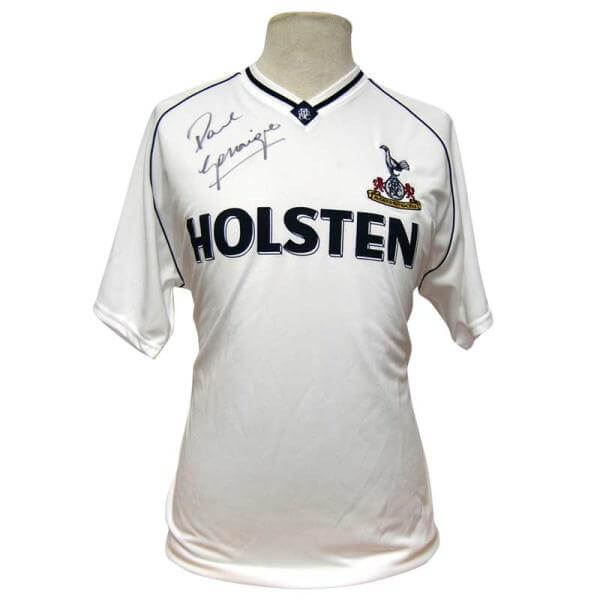 Paul Gascoigne Signed Tottenham Shirt