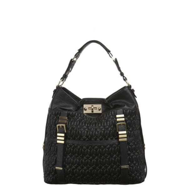 Fiorelli Black Virginia quilted large hobo/crossbody