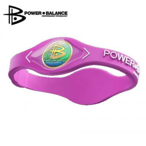 Power Balance Wristband - Pink/White
