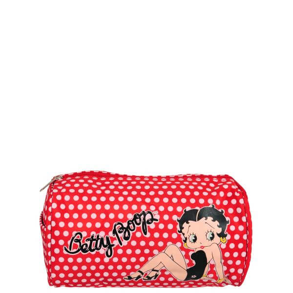 Betty Boop large pencil Case/Cosmetic Bag- Red- White