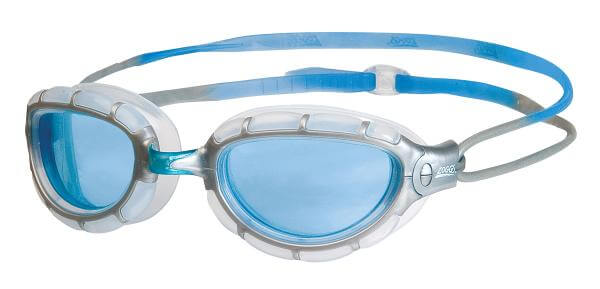 Zoggs Predator Performance Goggles - Blue Silver/Clear