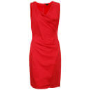 Full Circle Women's Sharine Subtle Slub Dress - Solar Red